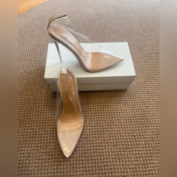 Clear stilleto court heels - Picture 2 of 4